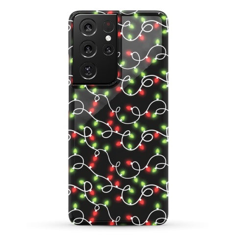 Christmas Lights Pattern Phone Case